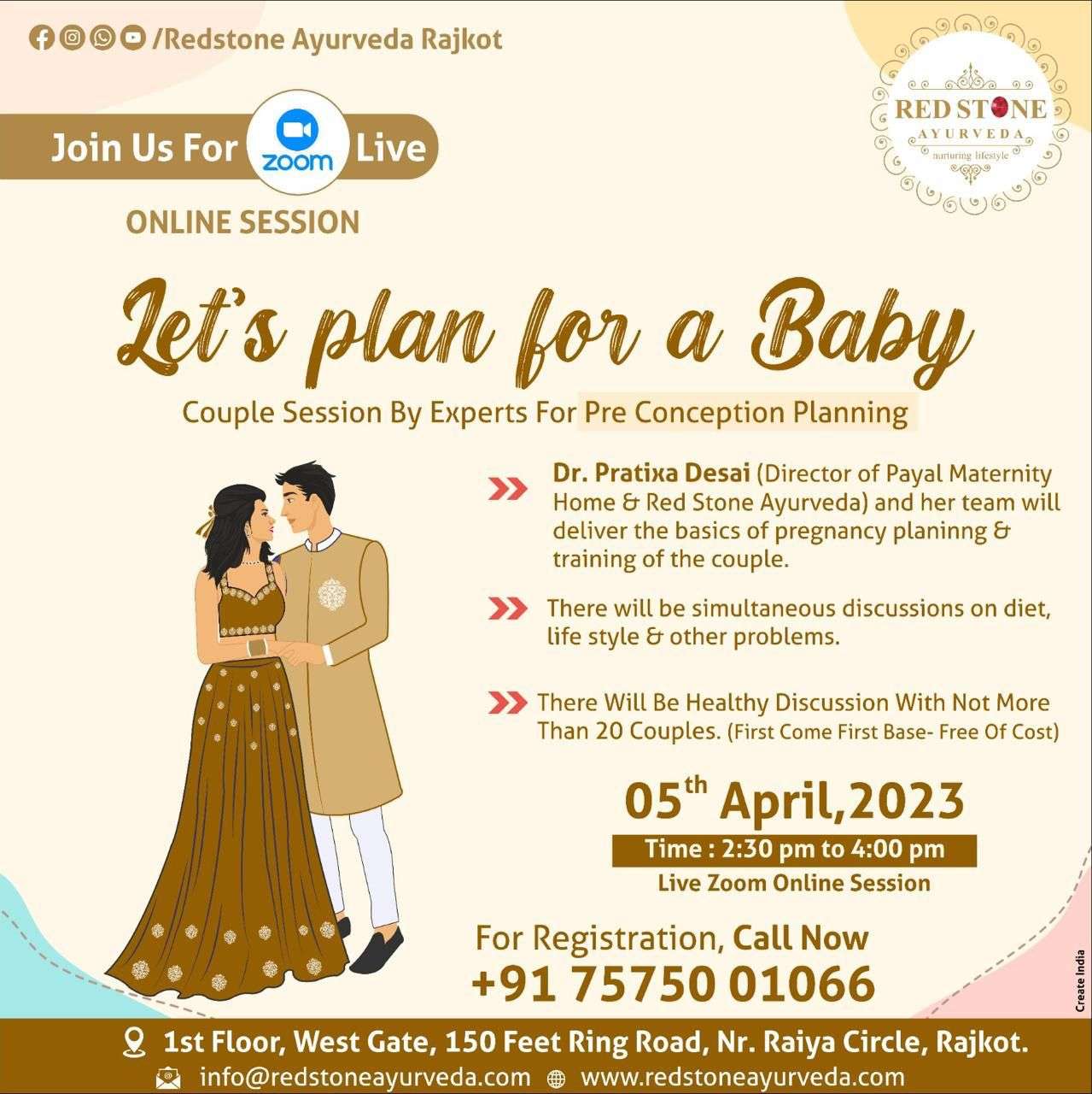 Couple session By Experts for PRE CONCEPTION PLANNING
